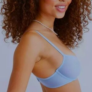 Aerie Light Blue Underwire Bra 32C